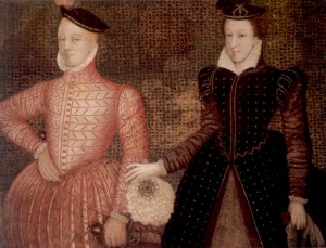 Mary and Lord Darnley c.1565, from Hardwick Hall