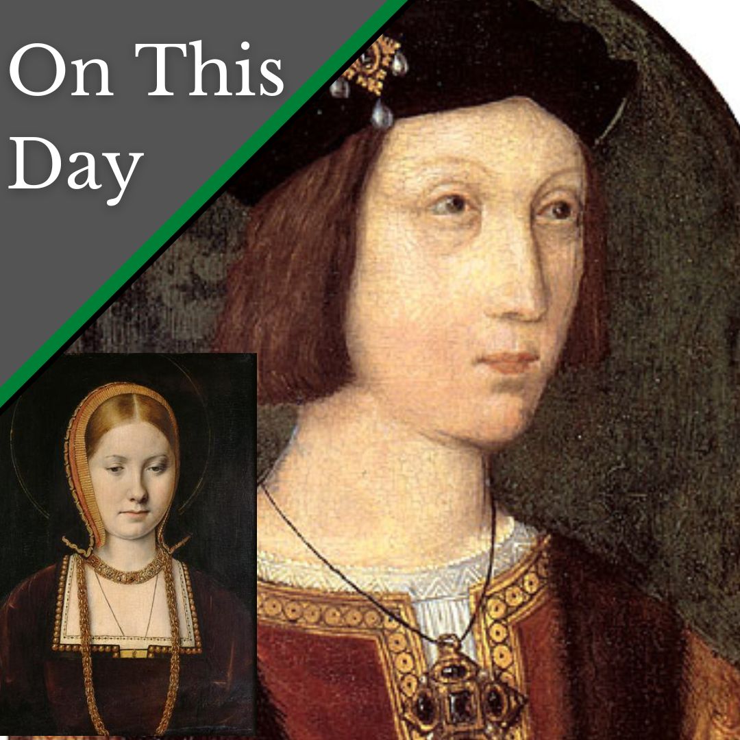 November 6 - Arthur Tudor meets Catherine of Aragon for the first time ...