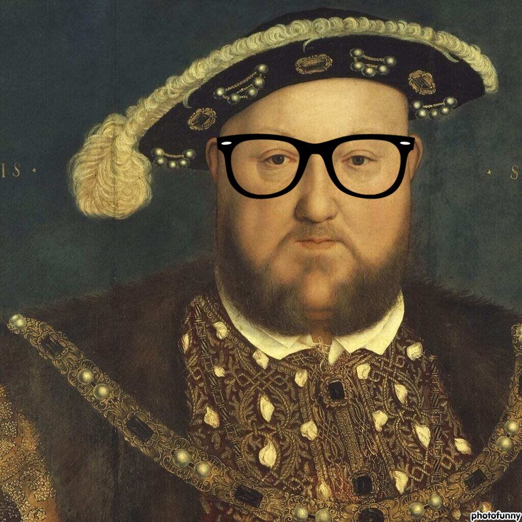 Henry VIII in spectacles