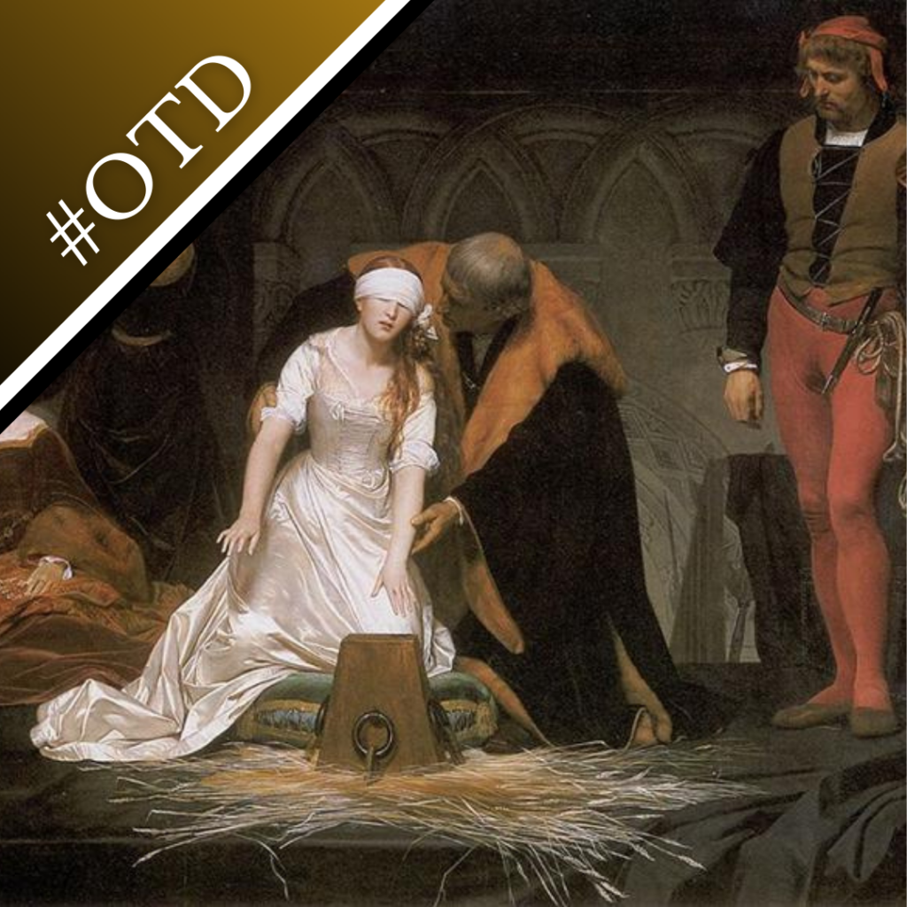 Paul Delaroche's painting of the execution of Lady Jane Grey