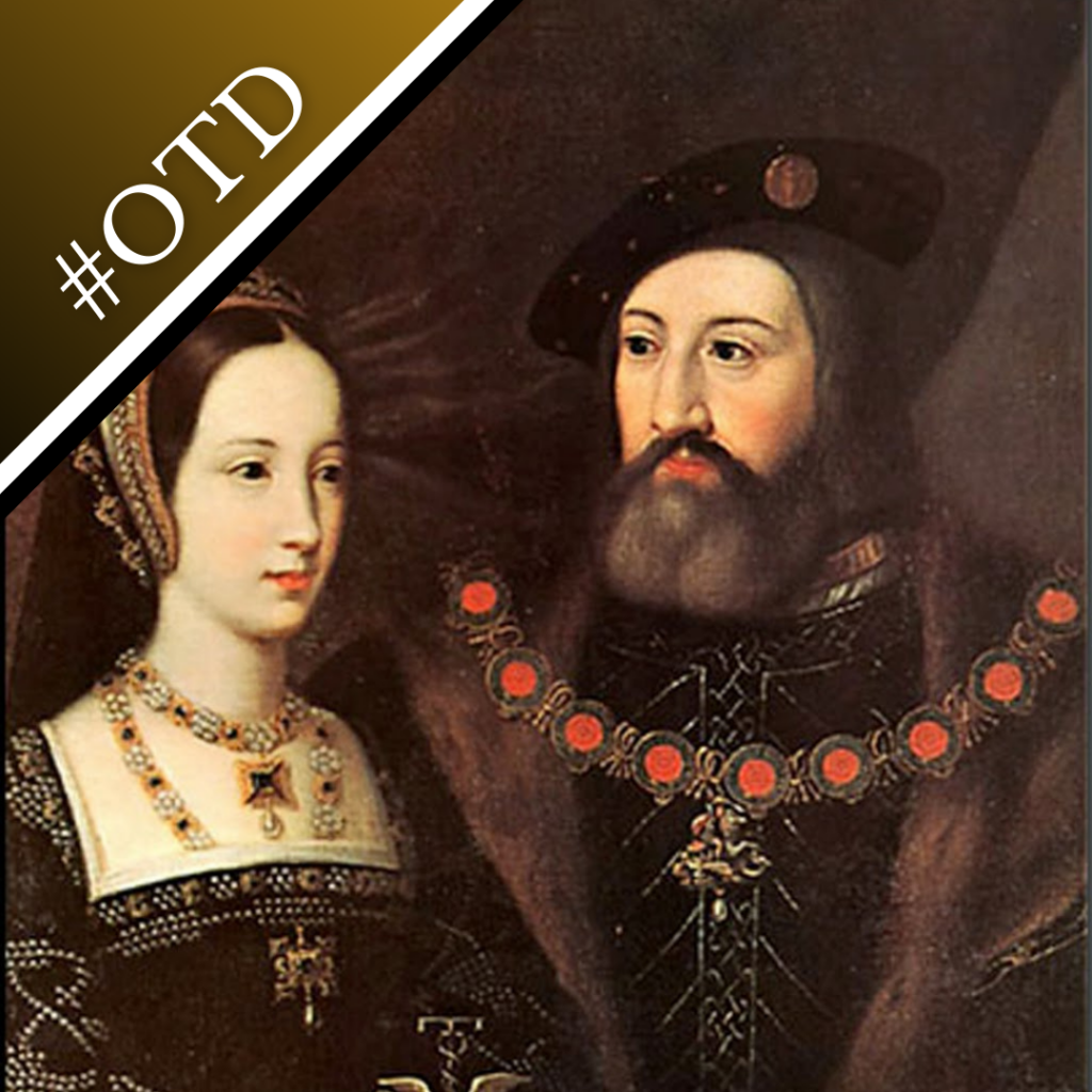 A portrait of Mary Tudor and Charles Brandon