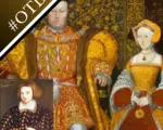 Henry VIII and Jane Seymour, and a man thought to be Christopher Marlowe