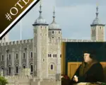Photo of the Tower of London and a portrait of Thomas Cromwell