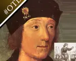 A portrait of Henry VII and an engraving of Lambert Simnel