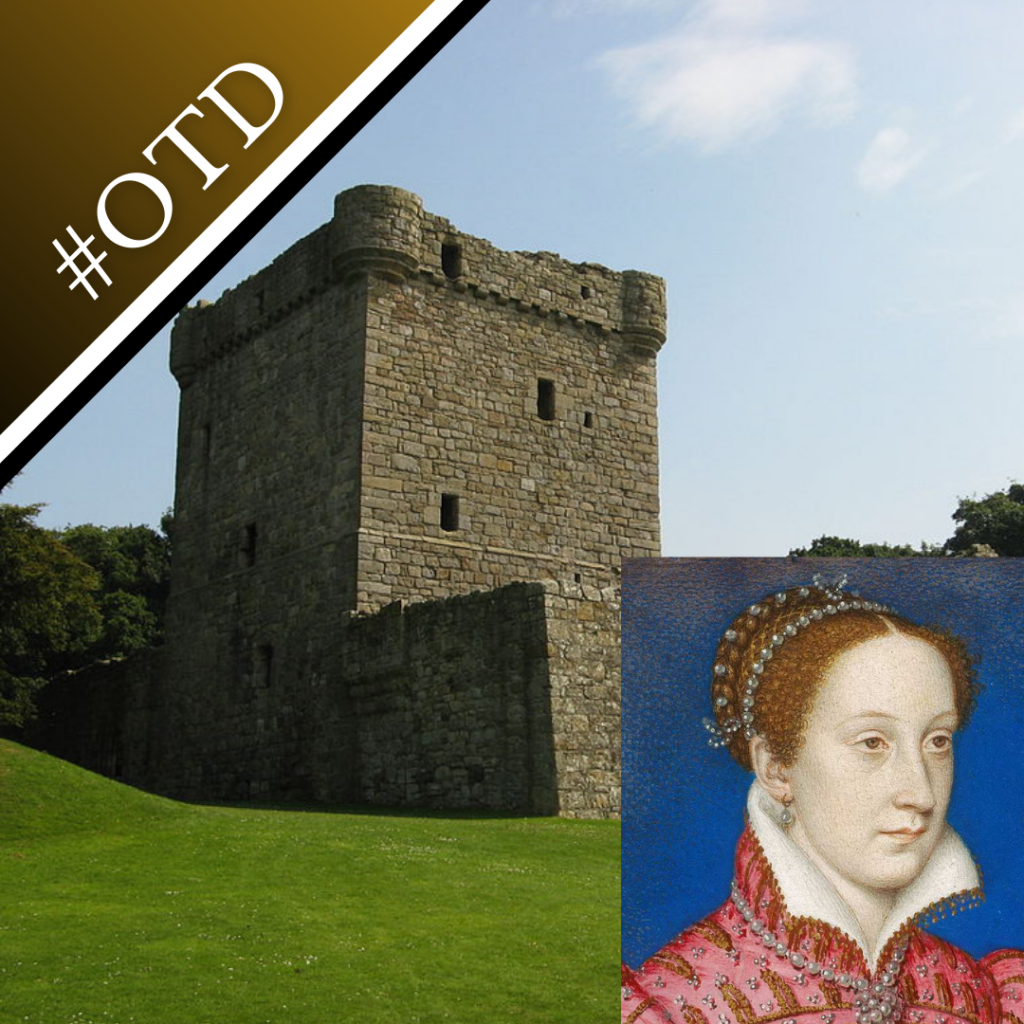 Loch Leven Castle and a portrait of Mary Queen of Scots