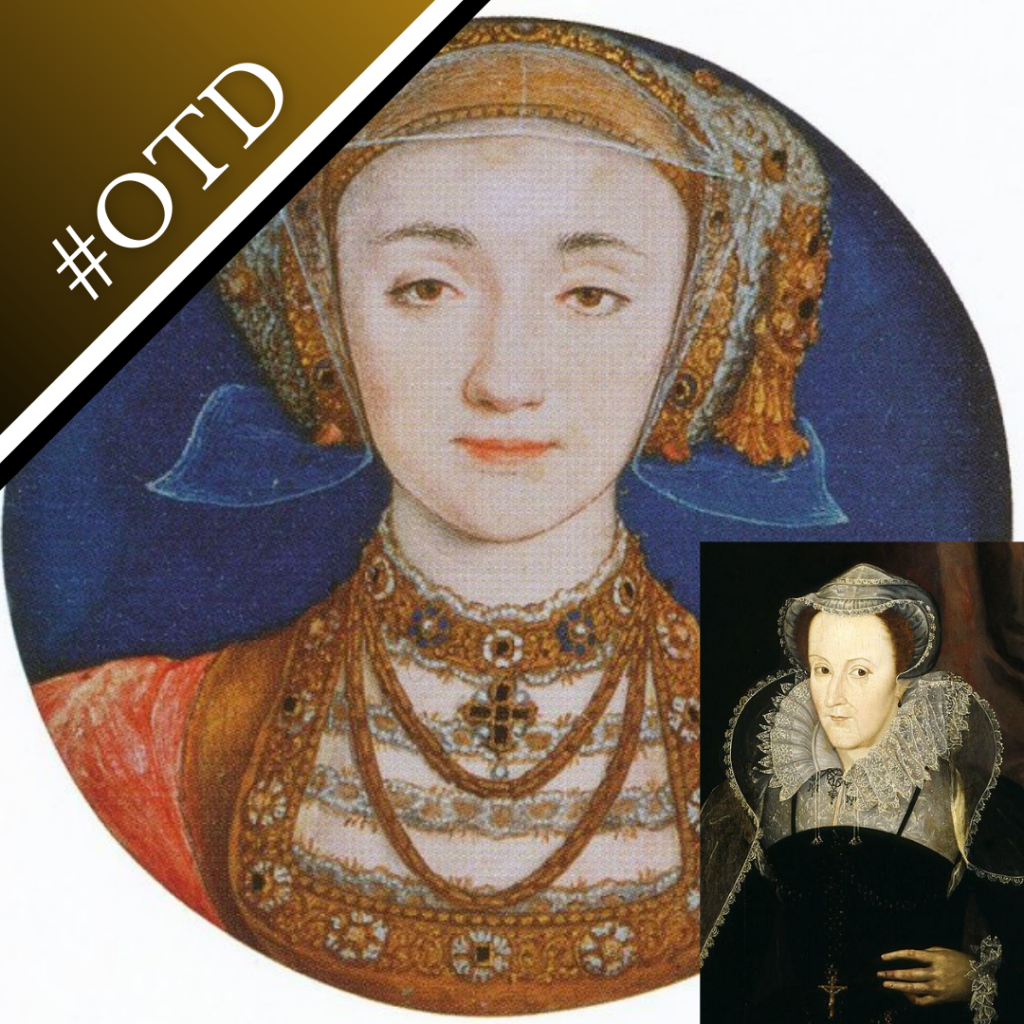 Miniature of Anne of Cleves and portrait of Mary Queen of Scots