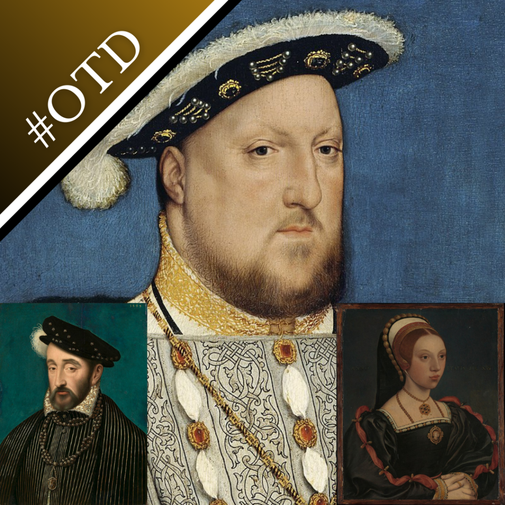 Portraits of Henry VIII, Catherine Howard, and Henry II of France