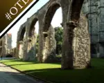 Photo of the ruins of the infirmary chapel of Christ Church Priory, Canterbury