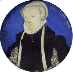 Miniature of Lady Margaret Douglas by Nicholas Hilliard